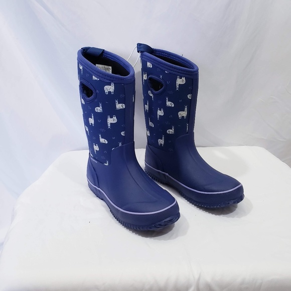 llama rain boots